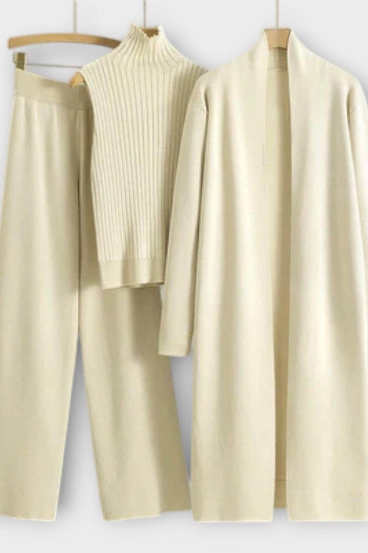 Stine Ribbed Knit Set - Cozy Comfort Meets Effortless Style for Every Occasion