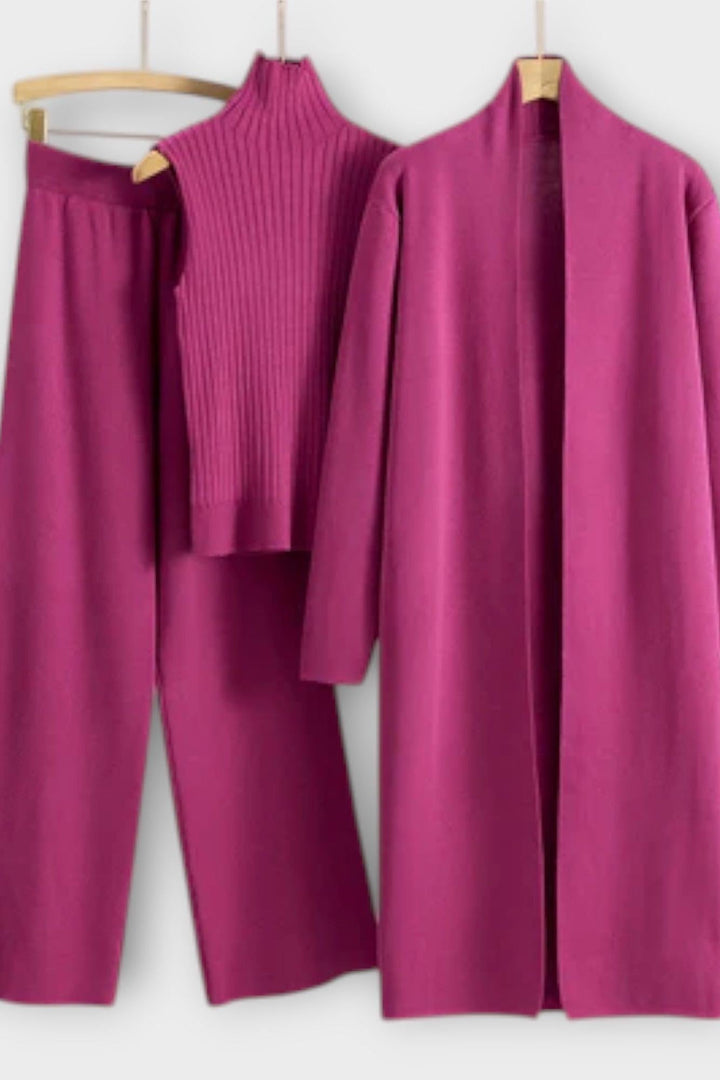 Stine Ribbed Knit Set - Cozy Comfort Meets Effortless Style for Every Occasion