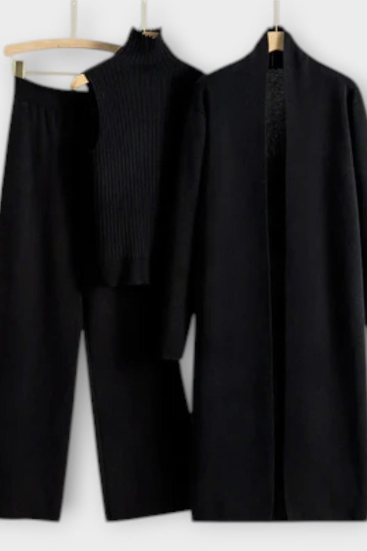 Stine Ribbed Knit Set - Cozy Comfort Meets Effortless Style for Every Occasion