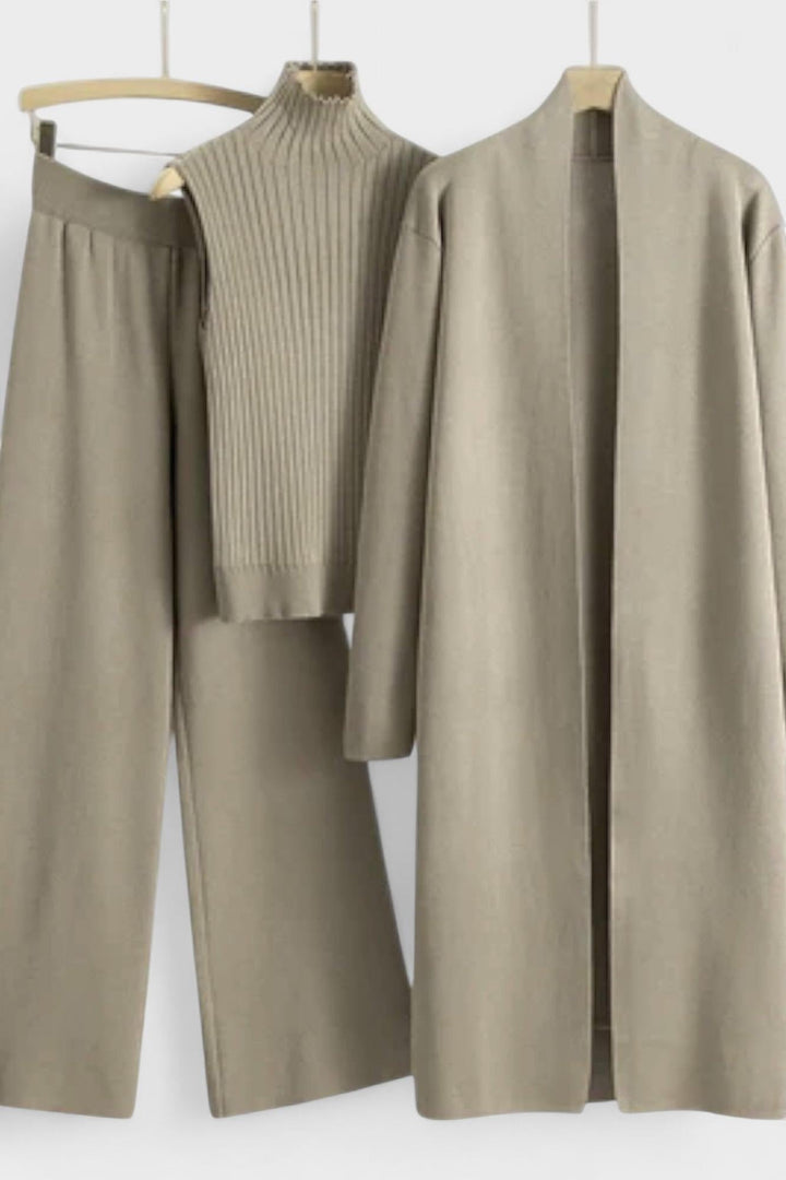 Stine Ribbed Knit Set - Cozy Comfort Meets Effortless Style for Every Occasion