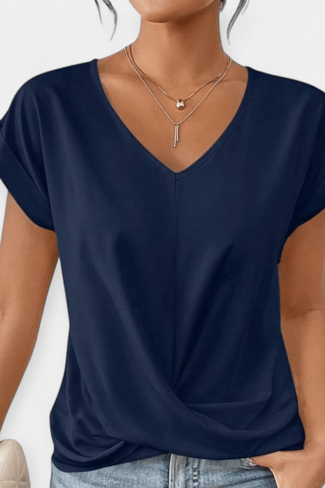 Stine | Blusa con cuello en V