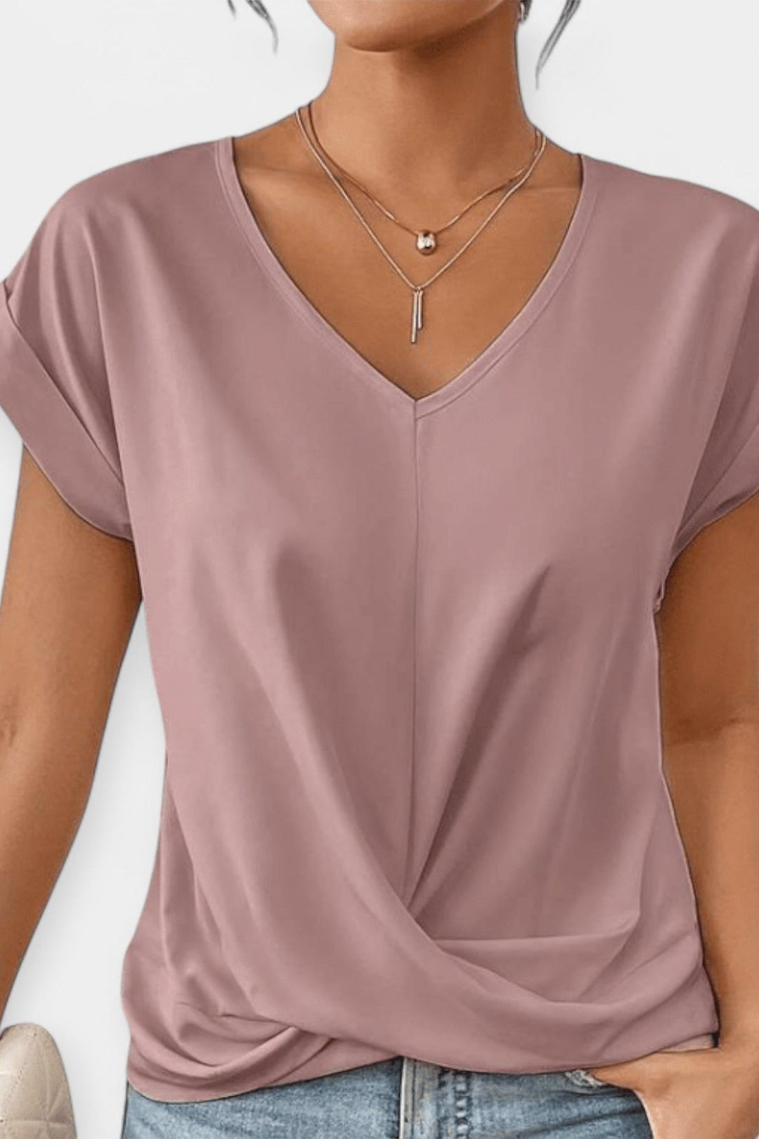Stine | Blusa con cuello en V