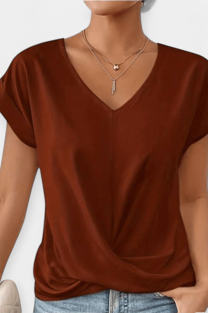 Stine | Blusa con cuello en V