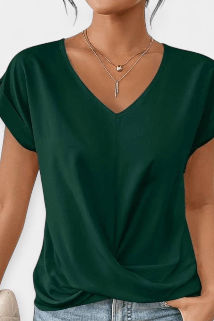 Stine | Blusa con cuello en V