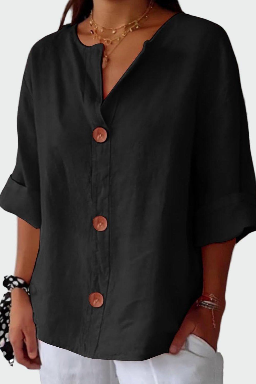 Thilde | Camisa de Lino Elegante