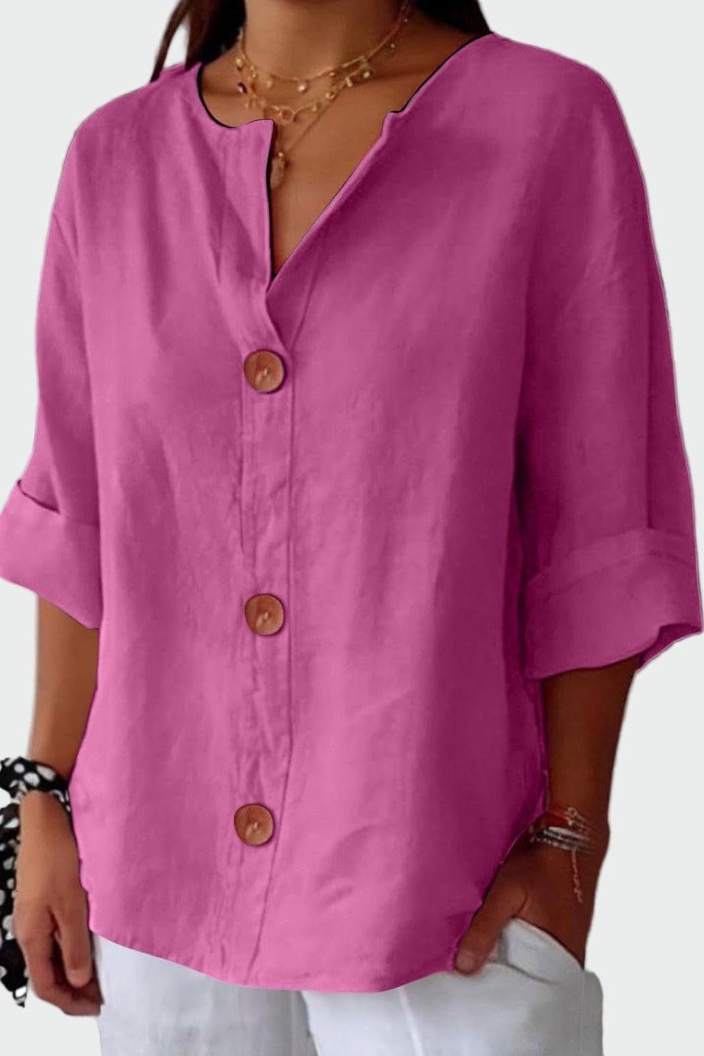 Thilde | Camisa de Lino Elegante