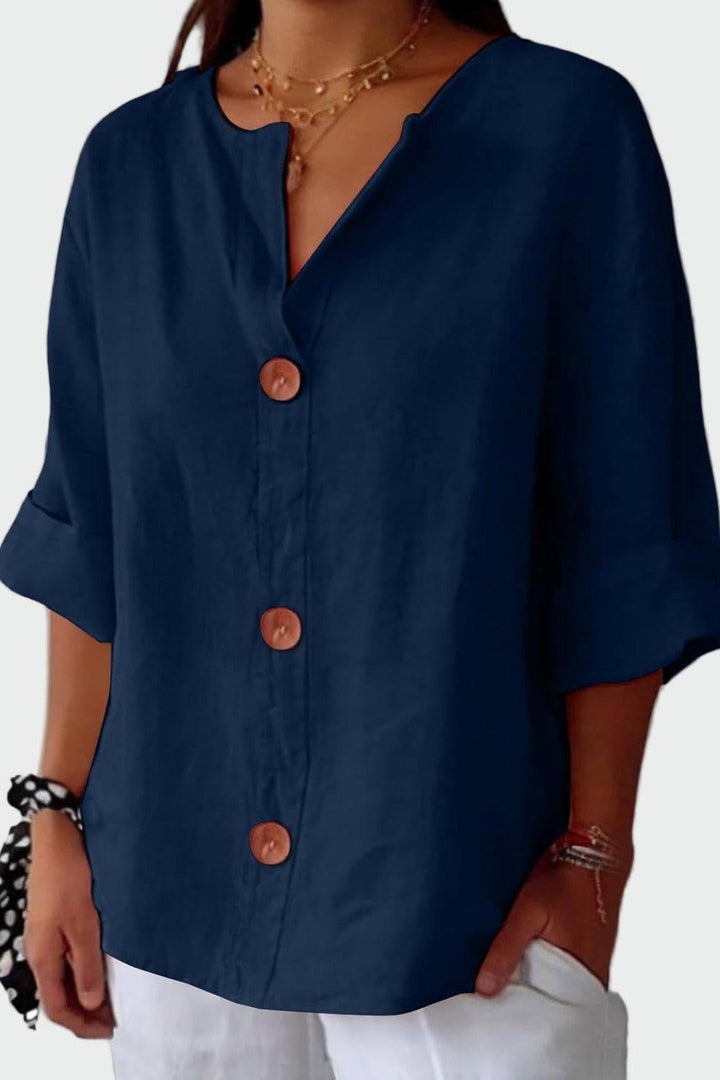 Thilde | Camisa de Lino Elegante