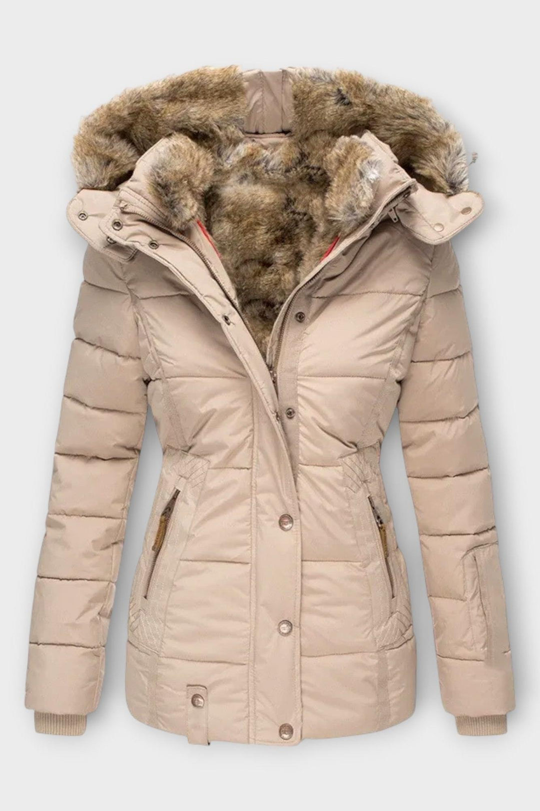 Thilde™ | Abrigo con lujoso forro de piel