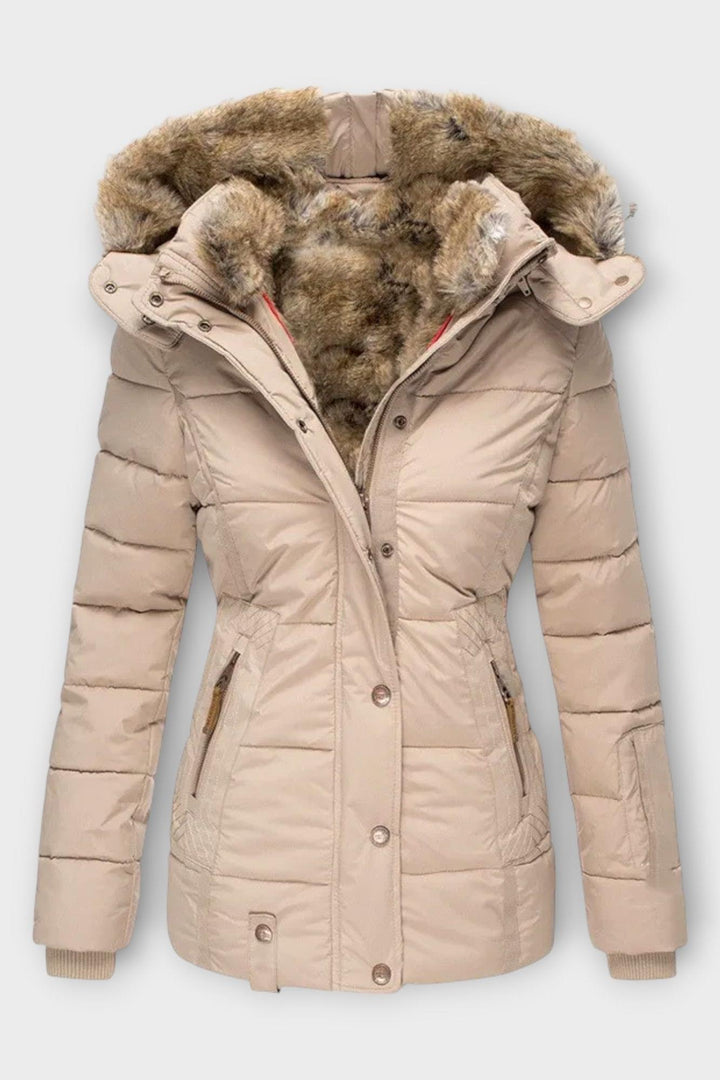 Thilde™ | Abrigo con lujoso forro de piel