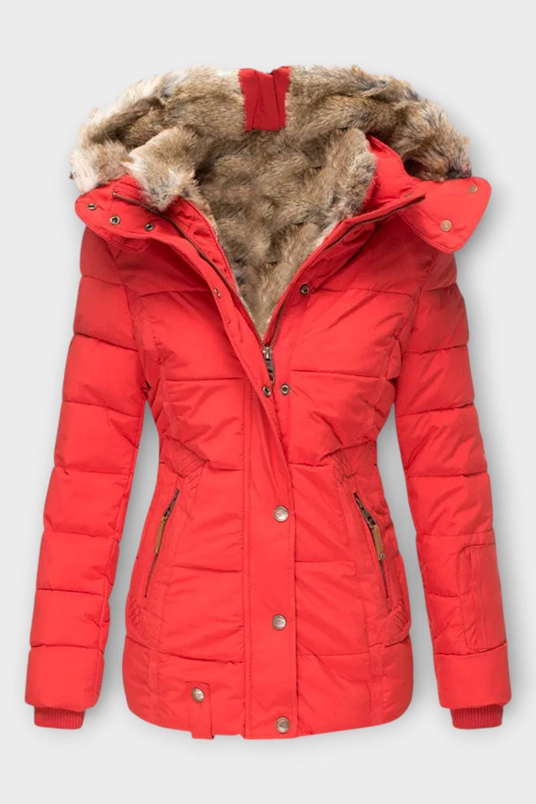 Thilde™ | Abrigo con lujoso forro de piel