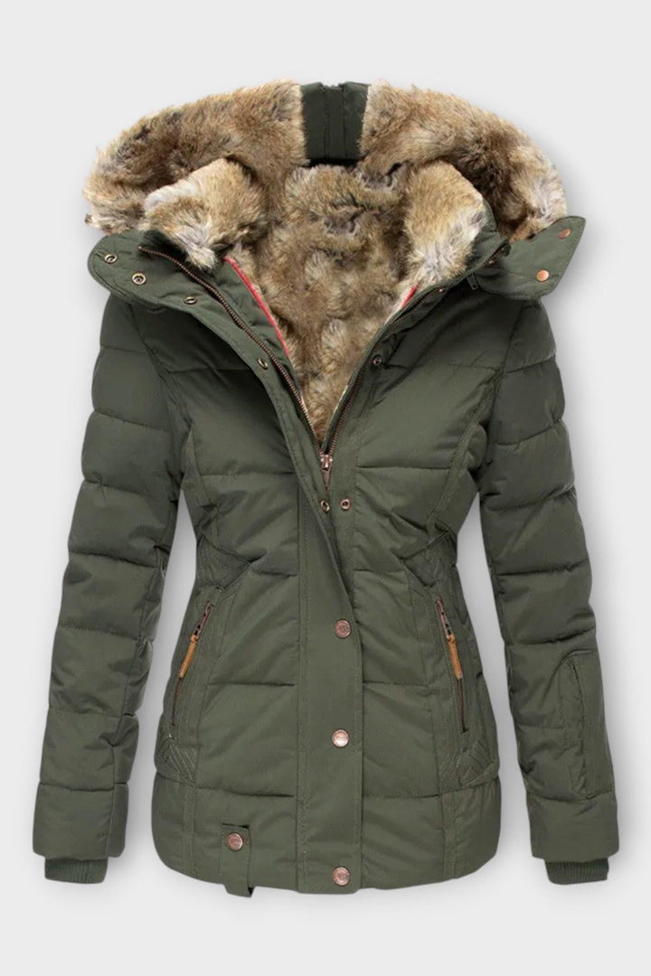 Thilde™ | Abrigo con lujoso forro de piel