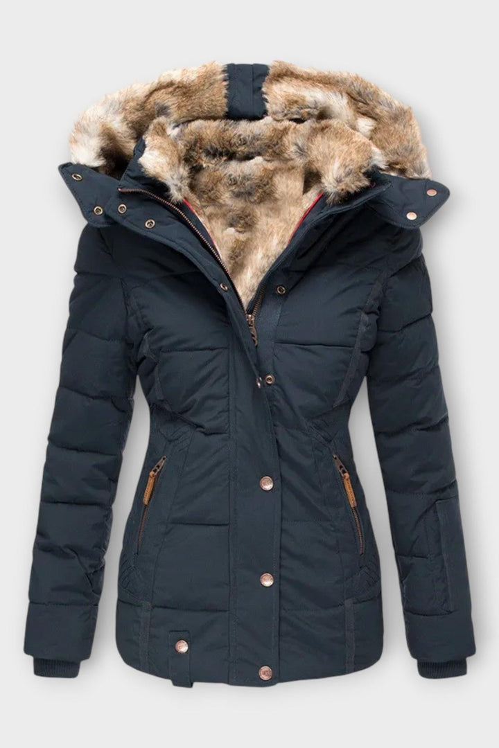 Thilde™ | Abrigo con lujoso forro de piel