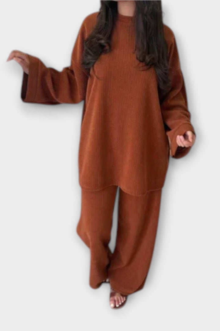 Trine Long Sleeve Set - Elevate Your Style with Comfort and Versatility