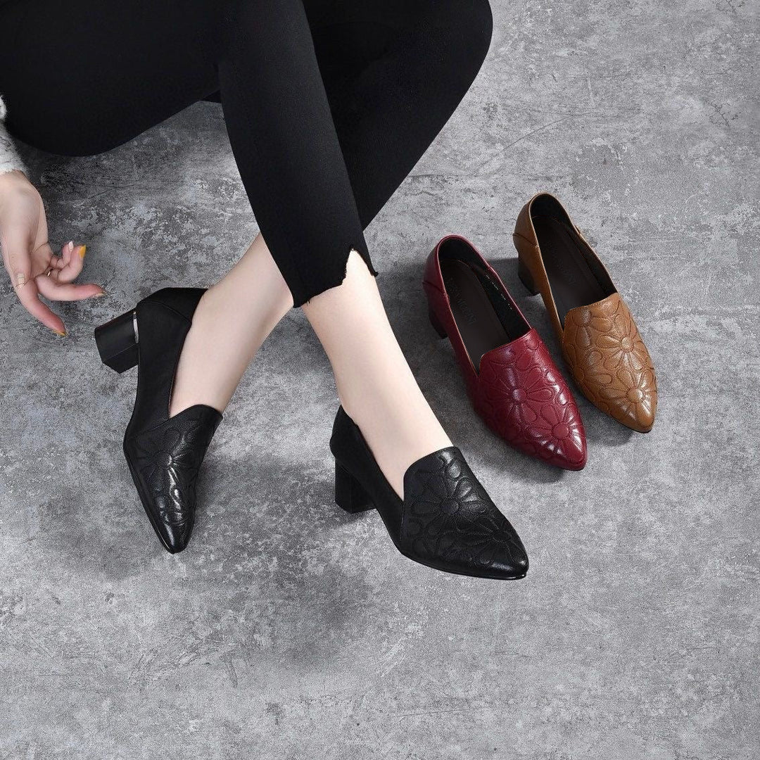 Valerina | Elegantes zapatos de cuero para un estilo sofisticado y comodidad todo el día