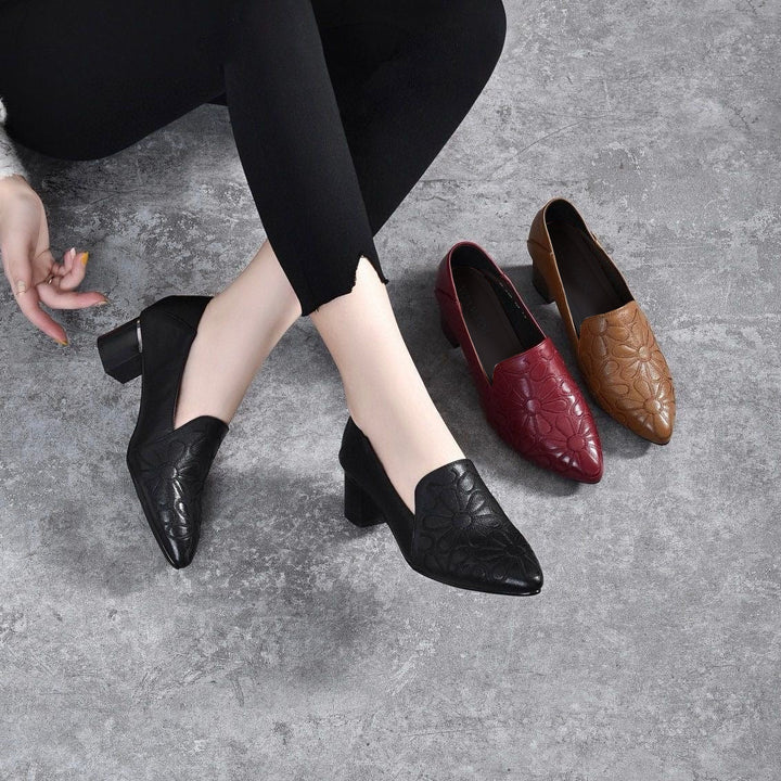Valerina | Elegantes zapatos de cuero para un estilo sofisticado y comodidad todo el día
