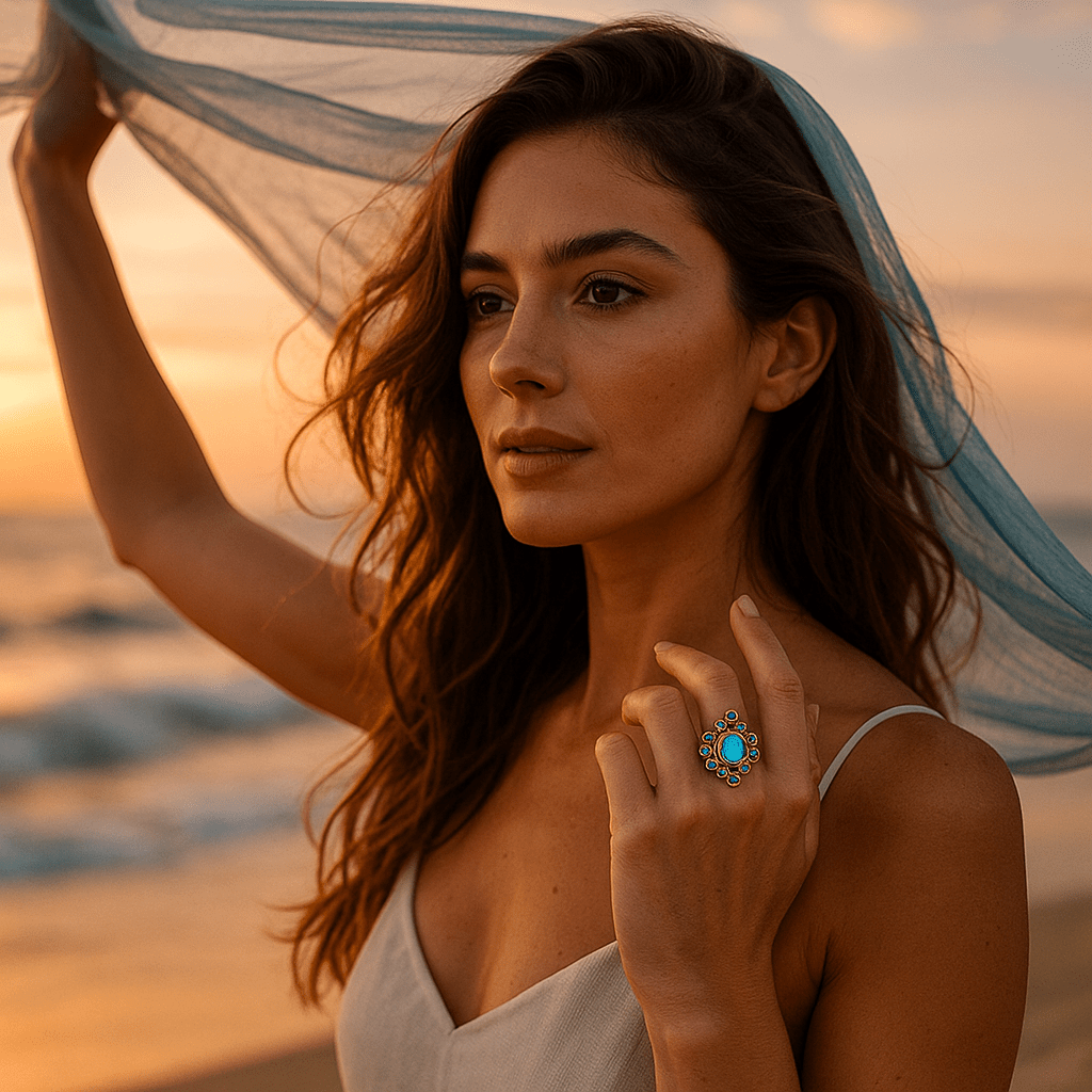 Vibeke Eco Azul: Elegancia Sostenible para un Estilo de Vida Consciente