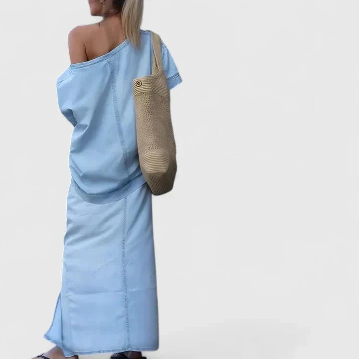 Vibeke Women's Skirt Set - Effortless Style and Comfort for Every Occasion