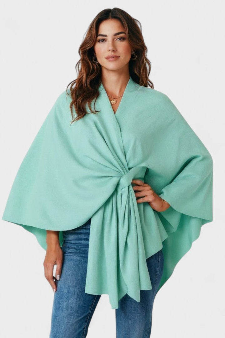 Yvette Elegant Draped Poncho - Effortless Style and Comfort for Any Occasion