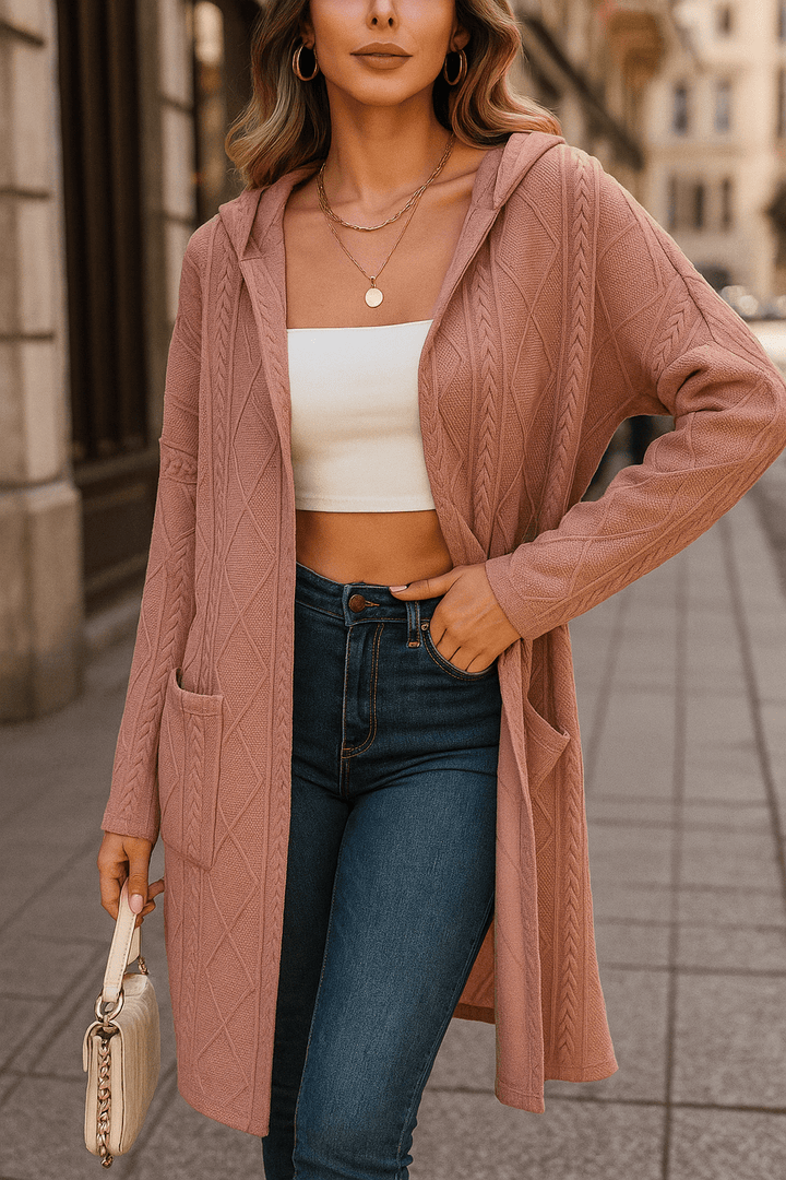 Zienna Cozy Knit Jacket - Elevate Your Style with Comfort and Versatility