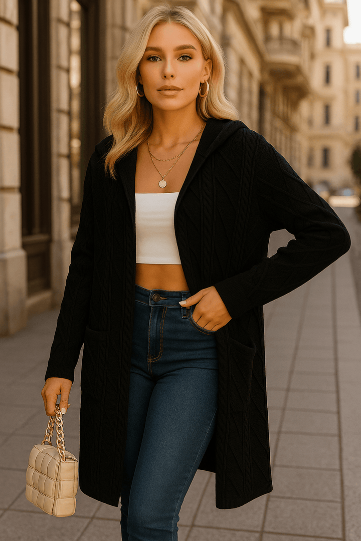 Zienna Cozy Knit Jacket - Elevate Your Style with Comfort and Versatility