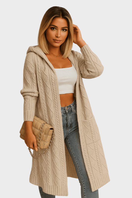 Zienna Cozy Knit Jacket - Elevate Your Style with Comfort and Versatility